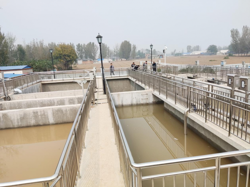 慶祝公司濮(pu)陽汚水處理項目註水投入使用