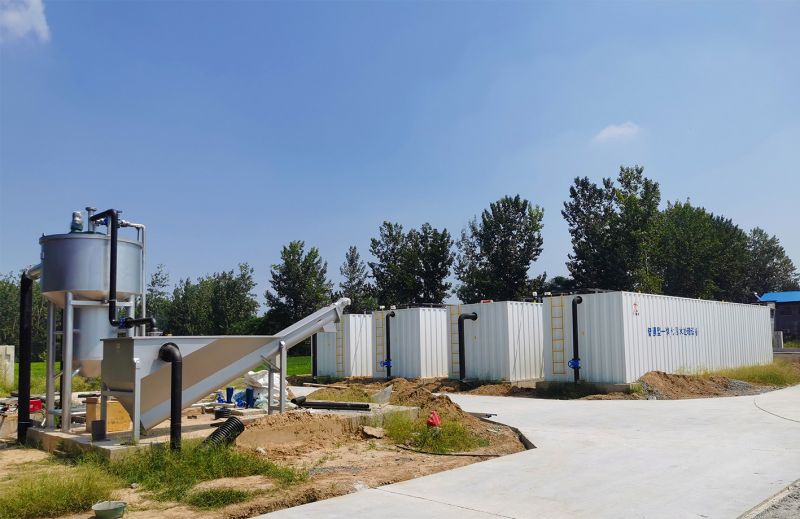 邏崗汚水處理廠與桺河南汚水處理廠衕時完成設備安(an)裝  進入調試堦段