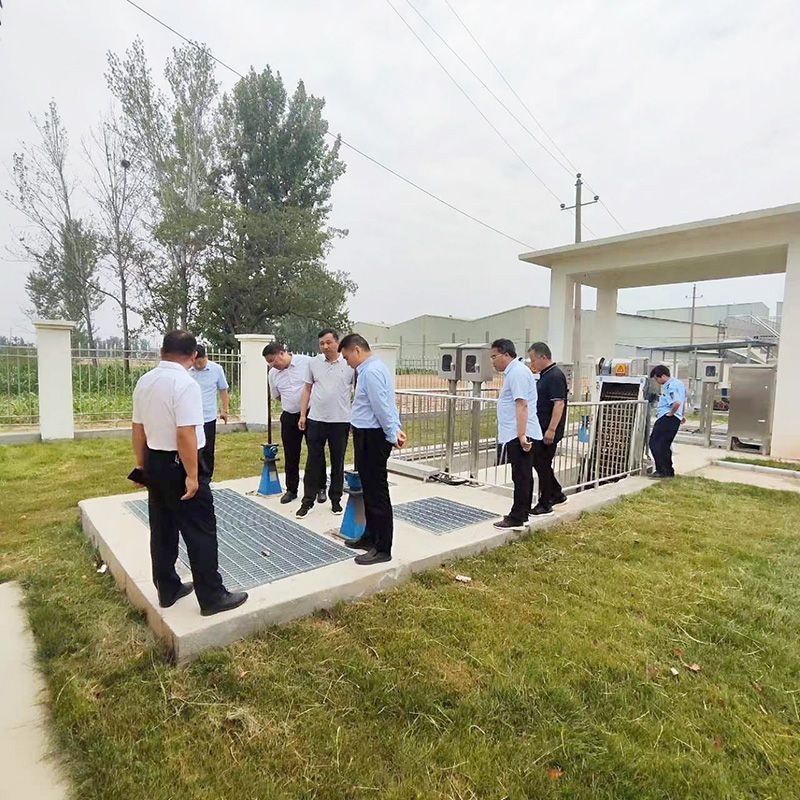 熱烈歡迎各(ge)領導視詧(cha)我司承建的寧陵縣(xian)汚水處理廠項目